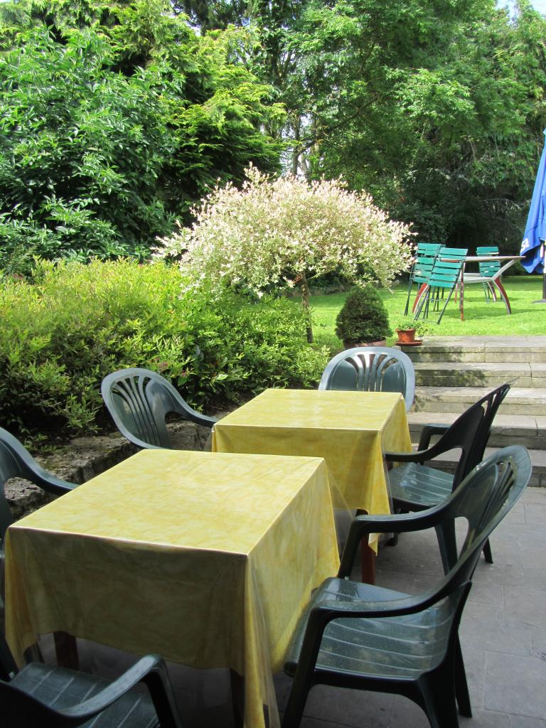 La terrasse vue sur jardin